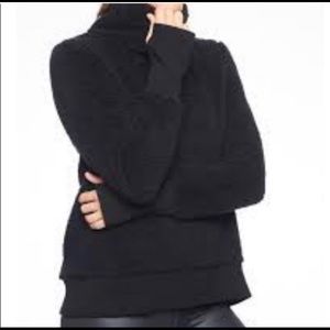 Athleta Nirvana Sherpa Funnel Neck Sweatshirt